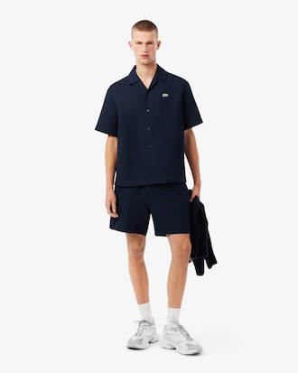 Short tissu gaufr&eacute; l&eacute;ger