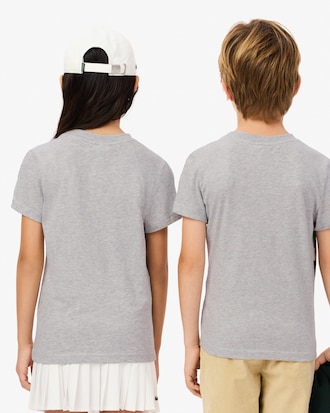 Kids' Crocodile Graphic Cotton T-Shirt