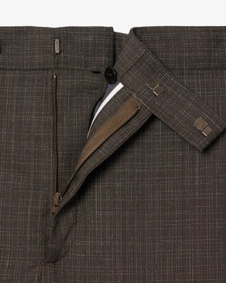 Runway Straight Fit Tailored Wool Pants