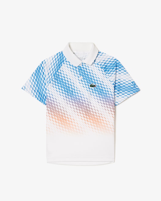 Blanc / Bleu / Orange Clair