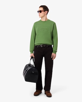 Embossed Fleece Sweatshirt