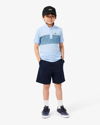 Contrast Band Petit Piqu&eacute; Polo Shirt