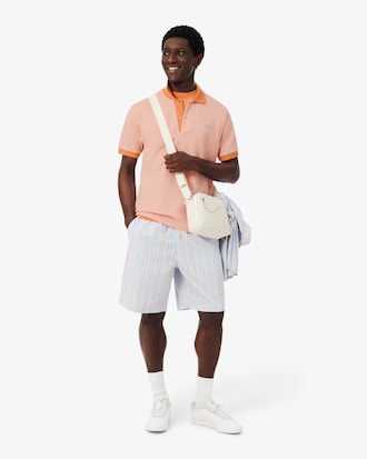 Classic Fit Contrast Rib Polo