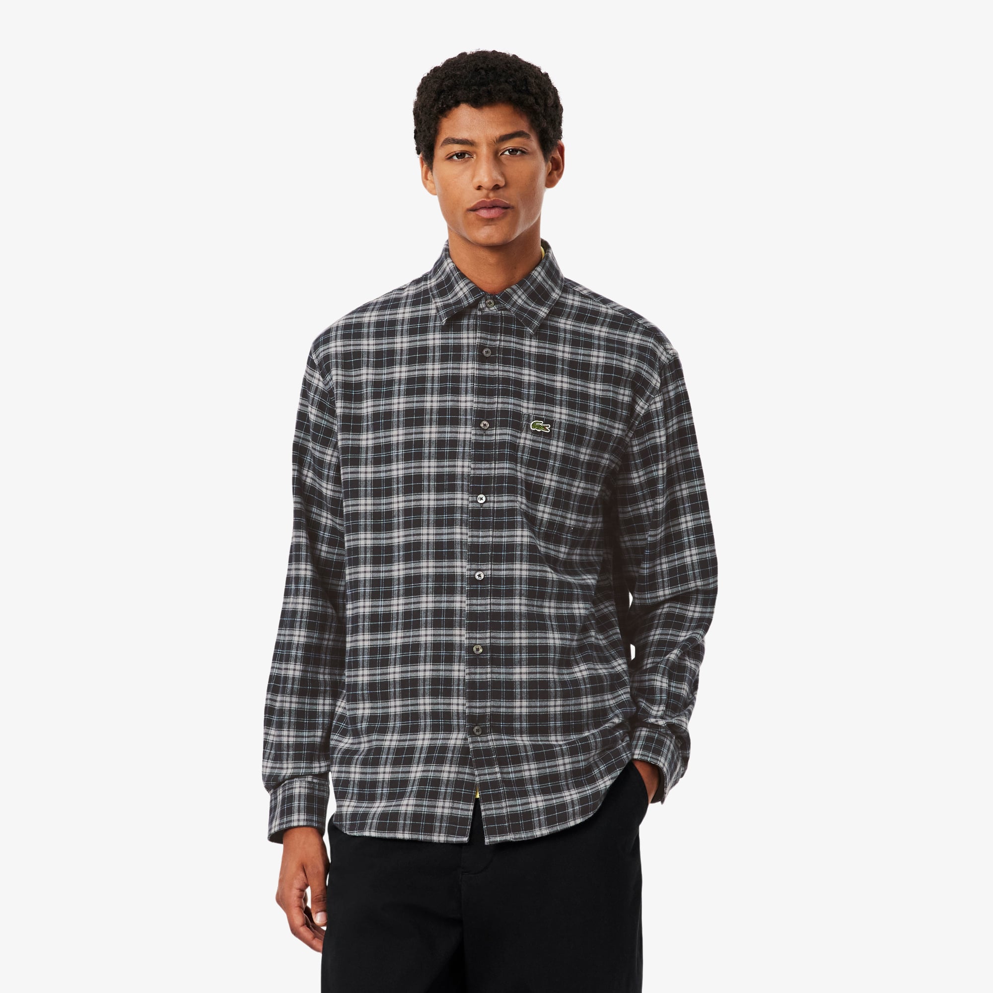 Regular Fit Plaid Flannel Shirt