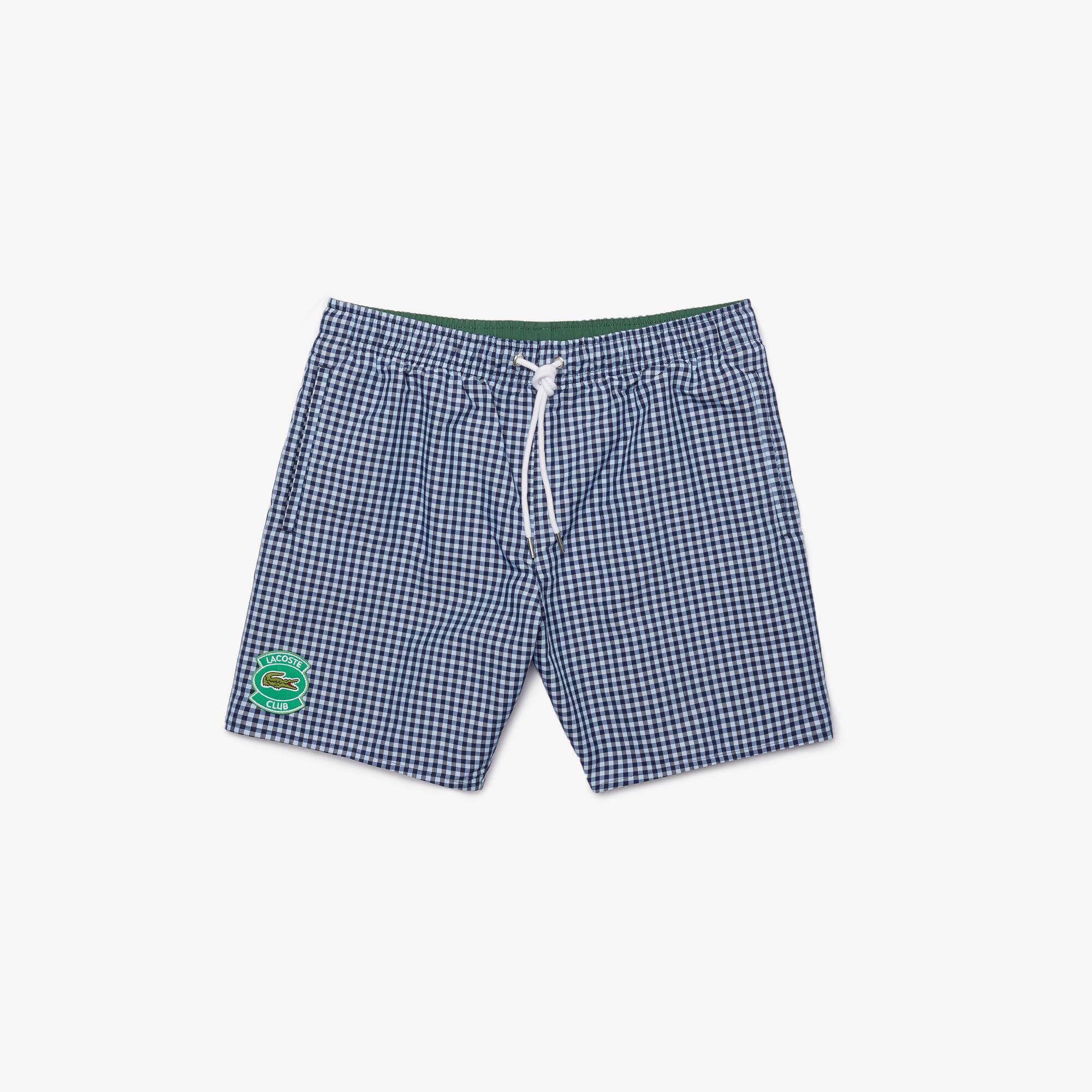 チェック スイムウェア【FOETO】Check Swimwear★ブルー 楽天市場】ギンガムチェック 水色（水着｜レディース