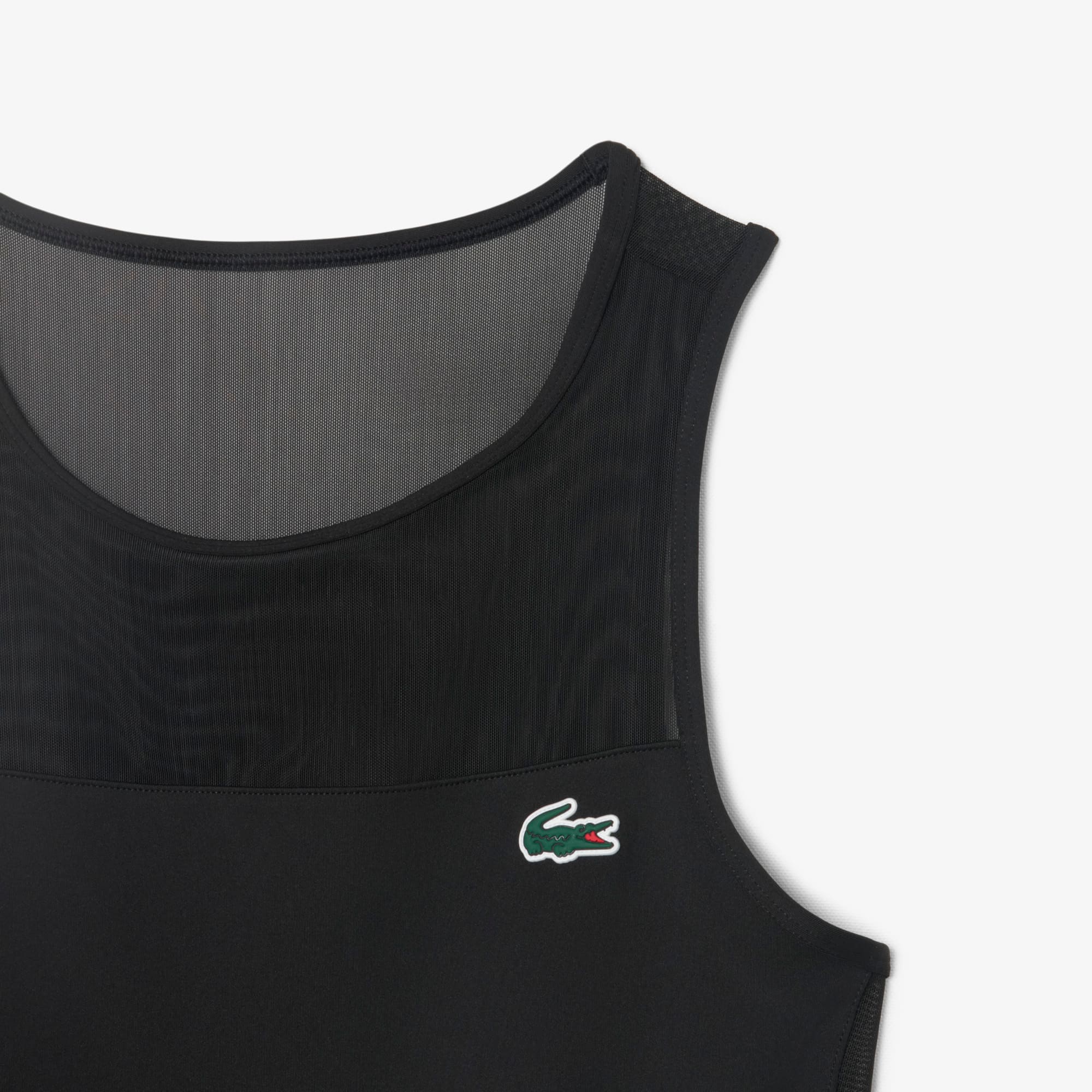 Dual Fabric Pleated Stretch Tennis Dress