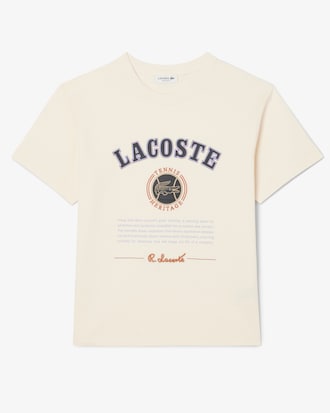 Women's Slim Fit Interlock Print T-Shirt