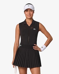 Women's Sleeveless Stretch Knit Tennis Polo