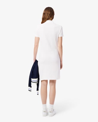 Women's Slim Fit Stretch Mini Piqué Polo Dress