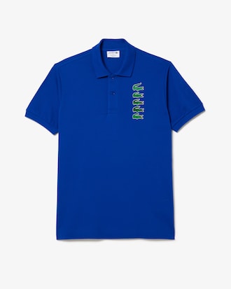 Polo de piqué con insignia del cocodrilo