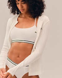 Ribbed Cotton Bralette
