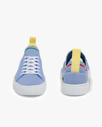 Juniors' La Piqu&eacute;e Textile Colour Collar Trainers