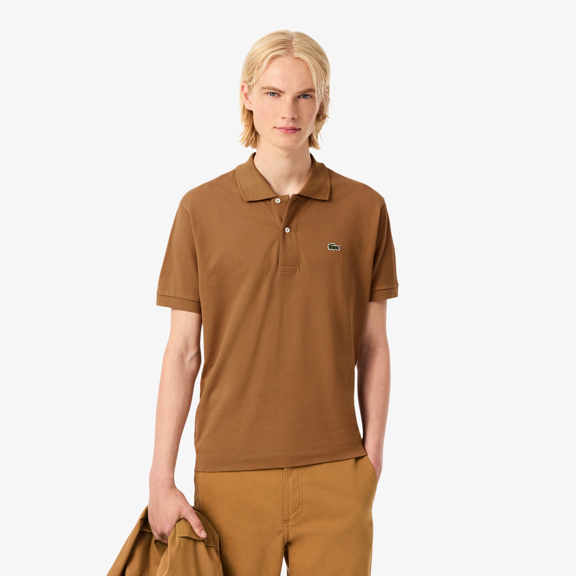 Lacoste Men's Classic Fit Original L.12.12 Polo - 3xl - 8 In Brown