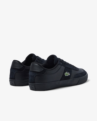 Men's Lacoste Court-Master Pro Leather Tonal Trainers
