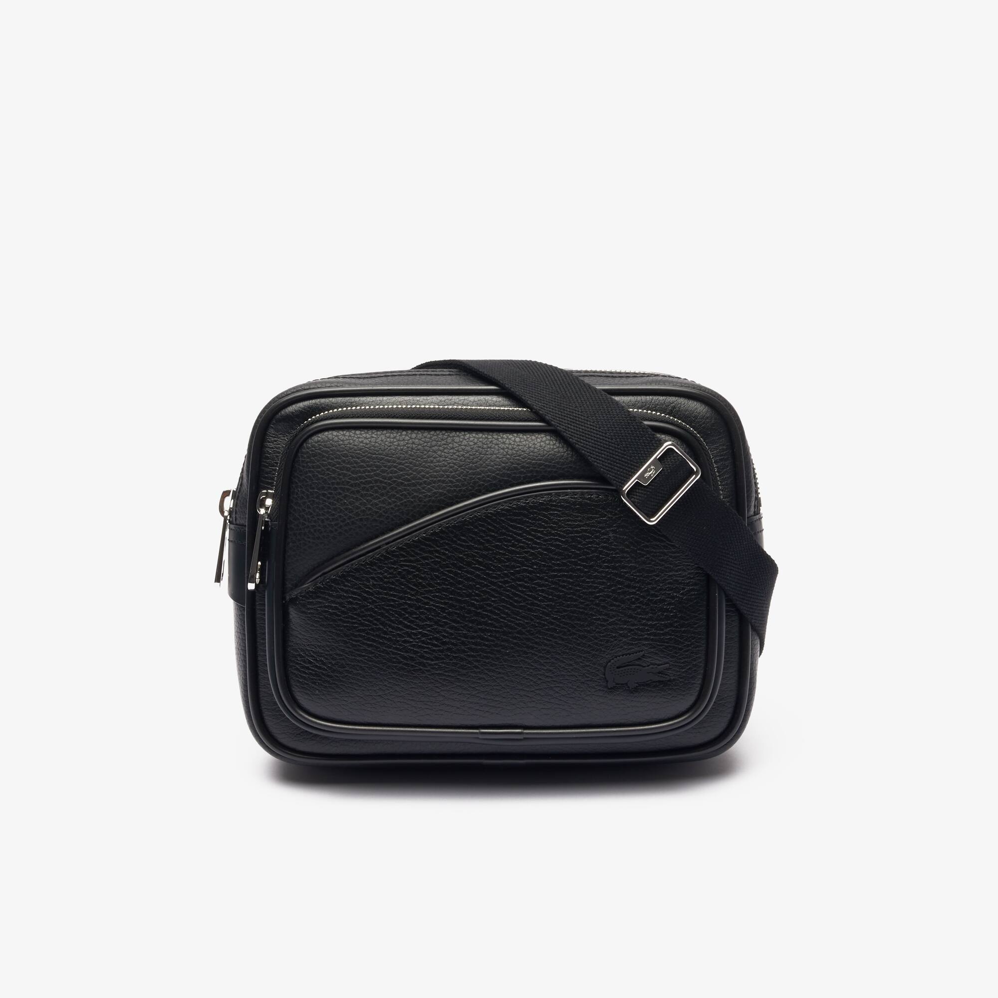 Angy Grain Leather Reporter Bag - Bags - New In 2026 | Lacoste