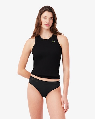 Logo Waist Mesh Briefs