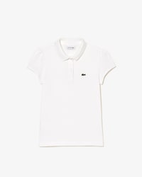 Kids' Scalloped Collar Mini Piqu&eacute; Polo