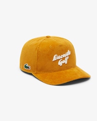 Men's Embroidered Corduroy Golf Cap