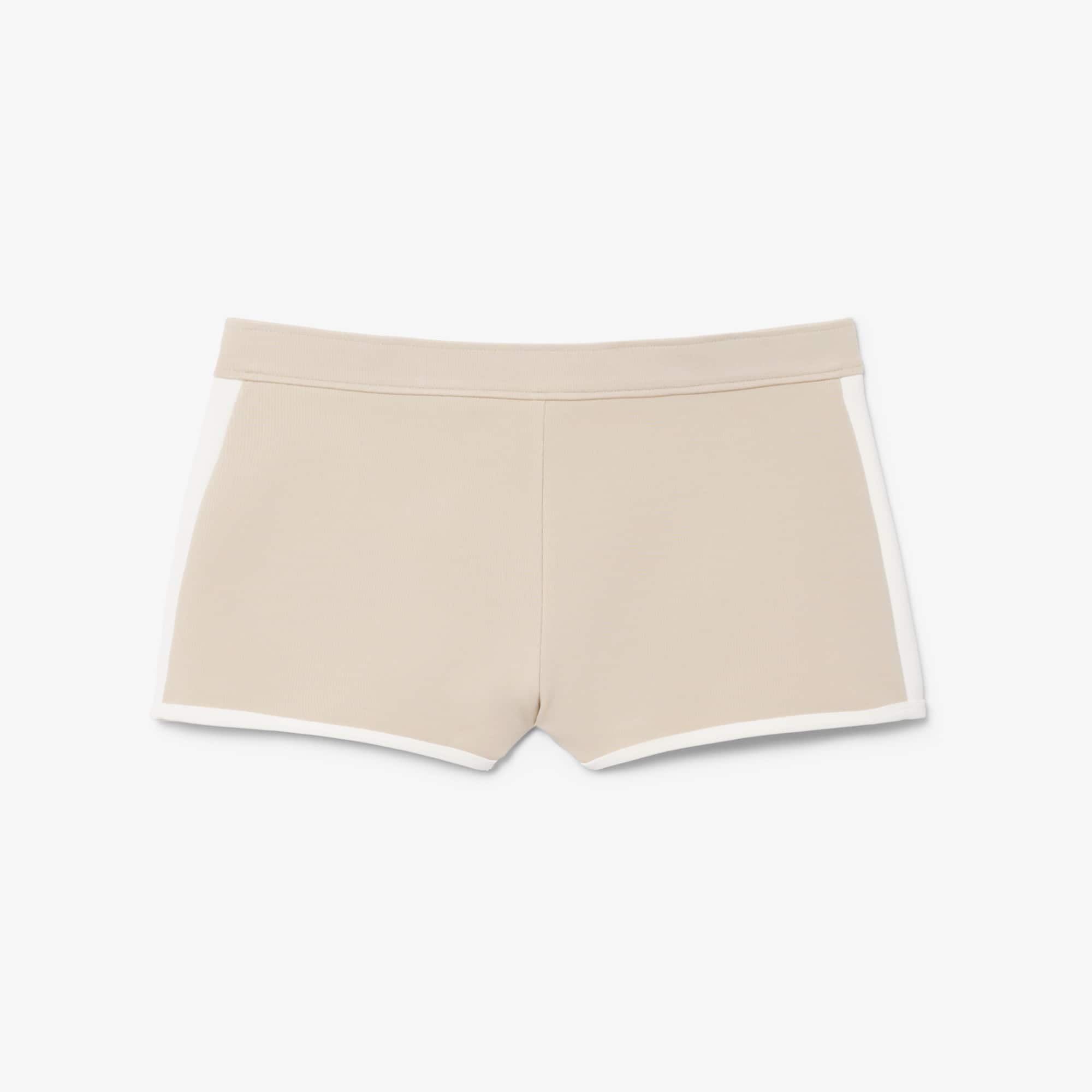 Runway Satin Knit Mini-Shorts