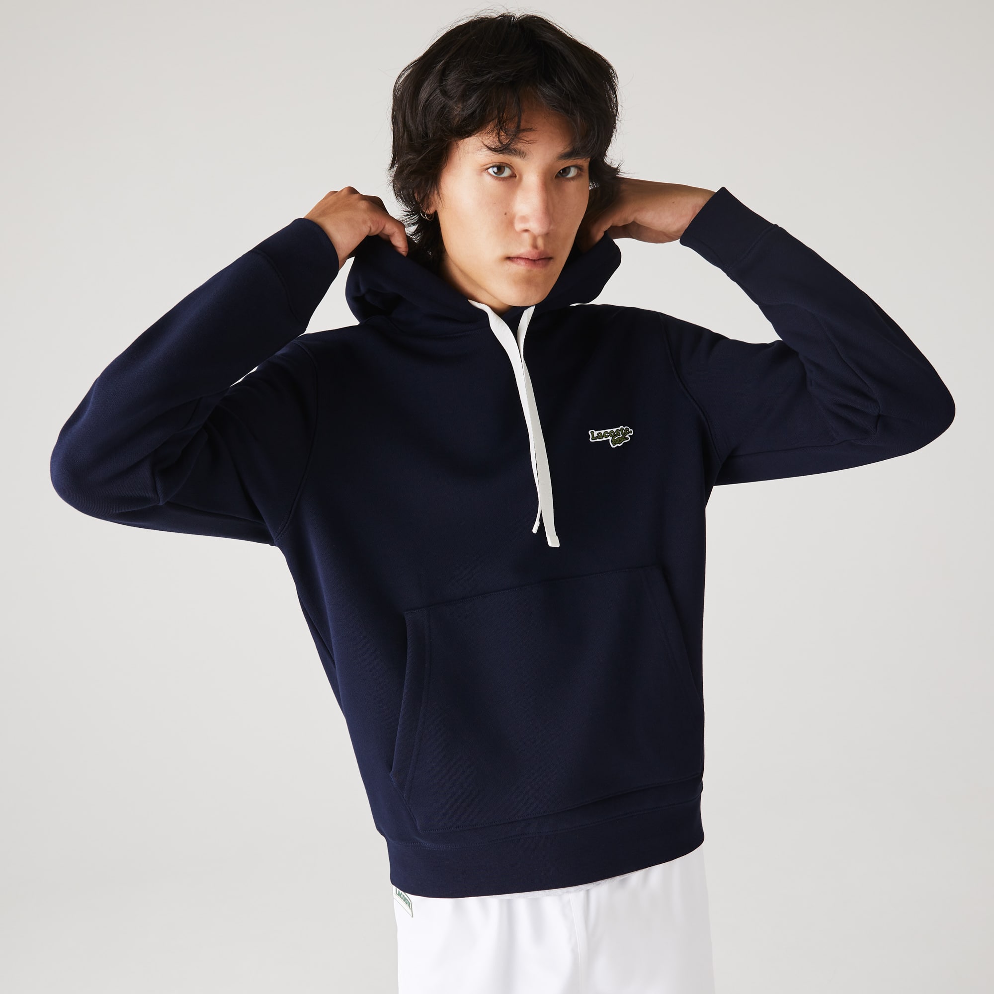 lacoste fleece jacket