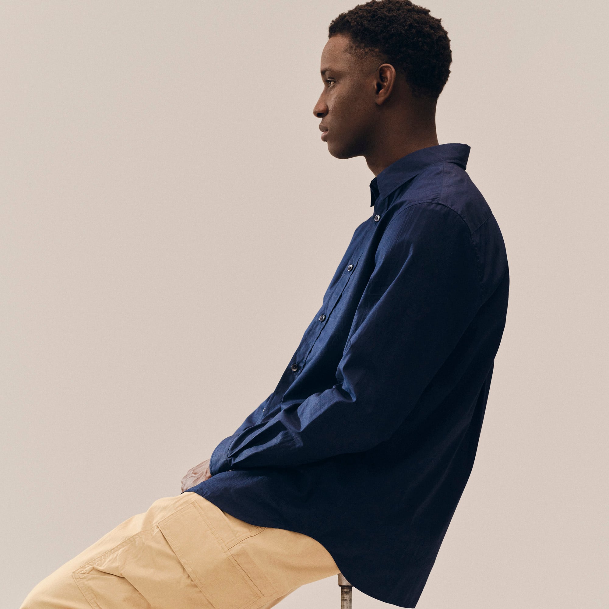 Regular Fit Stretch Poplin Shirt