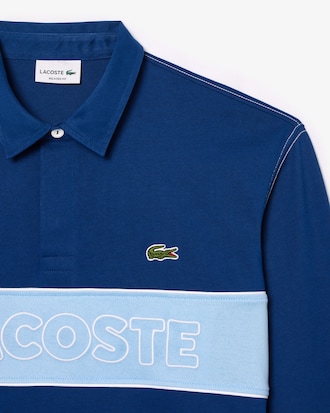 Men's Relaxed Fit Cotton Rugby Shirt