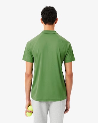 Polo homme Lacoste Sport en tissu r&eacute;sistant et respirant