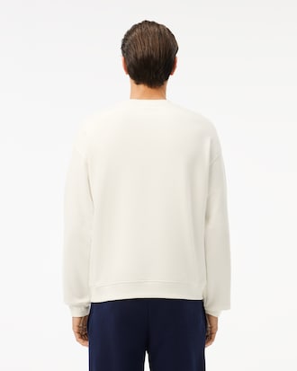 Men's Loose Fit Printed Fleece Sweatshirt
