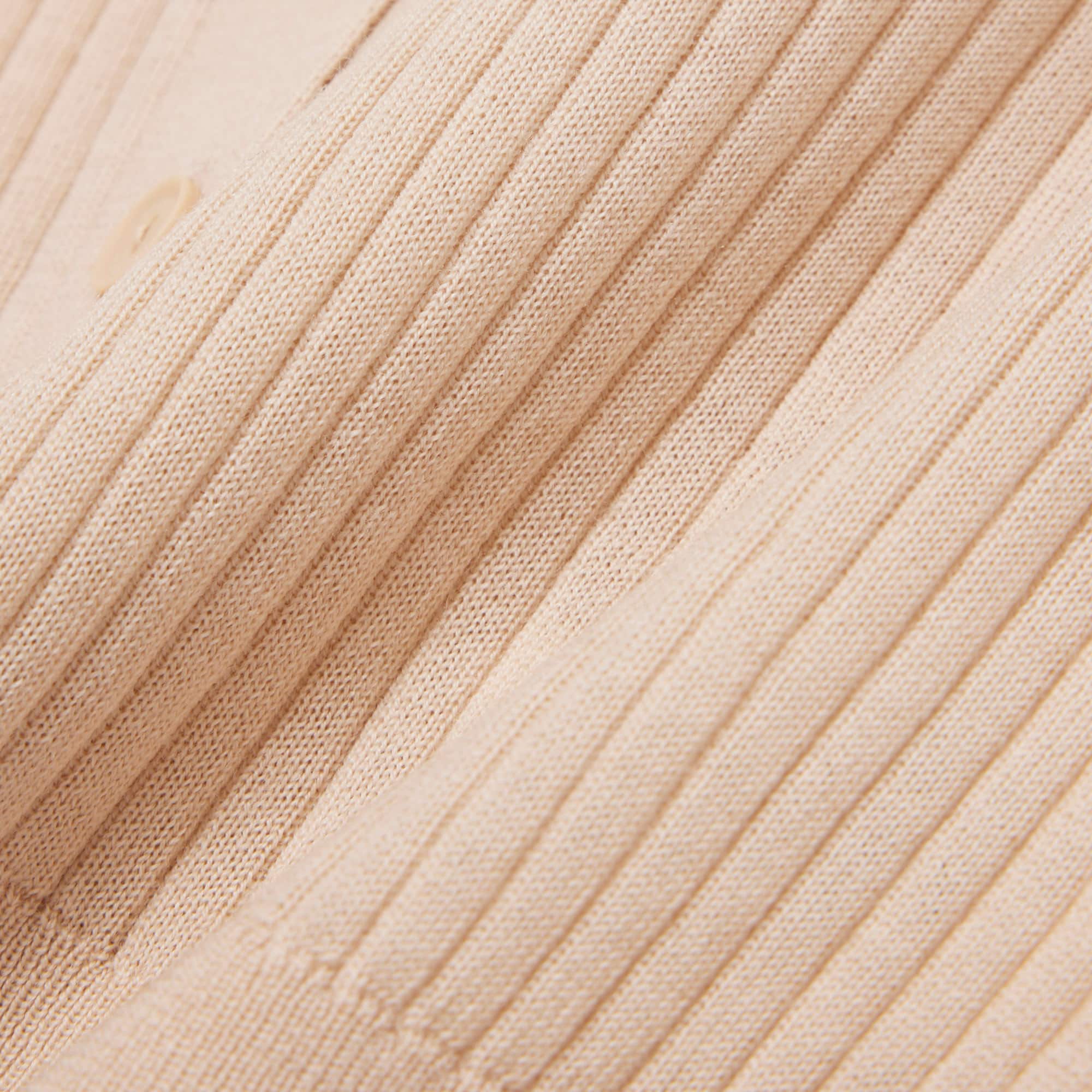 Women's Rib Knit Merino Wool Cardigan - Sweaters & Sweatshirts
