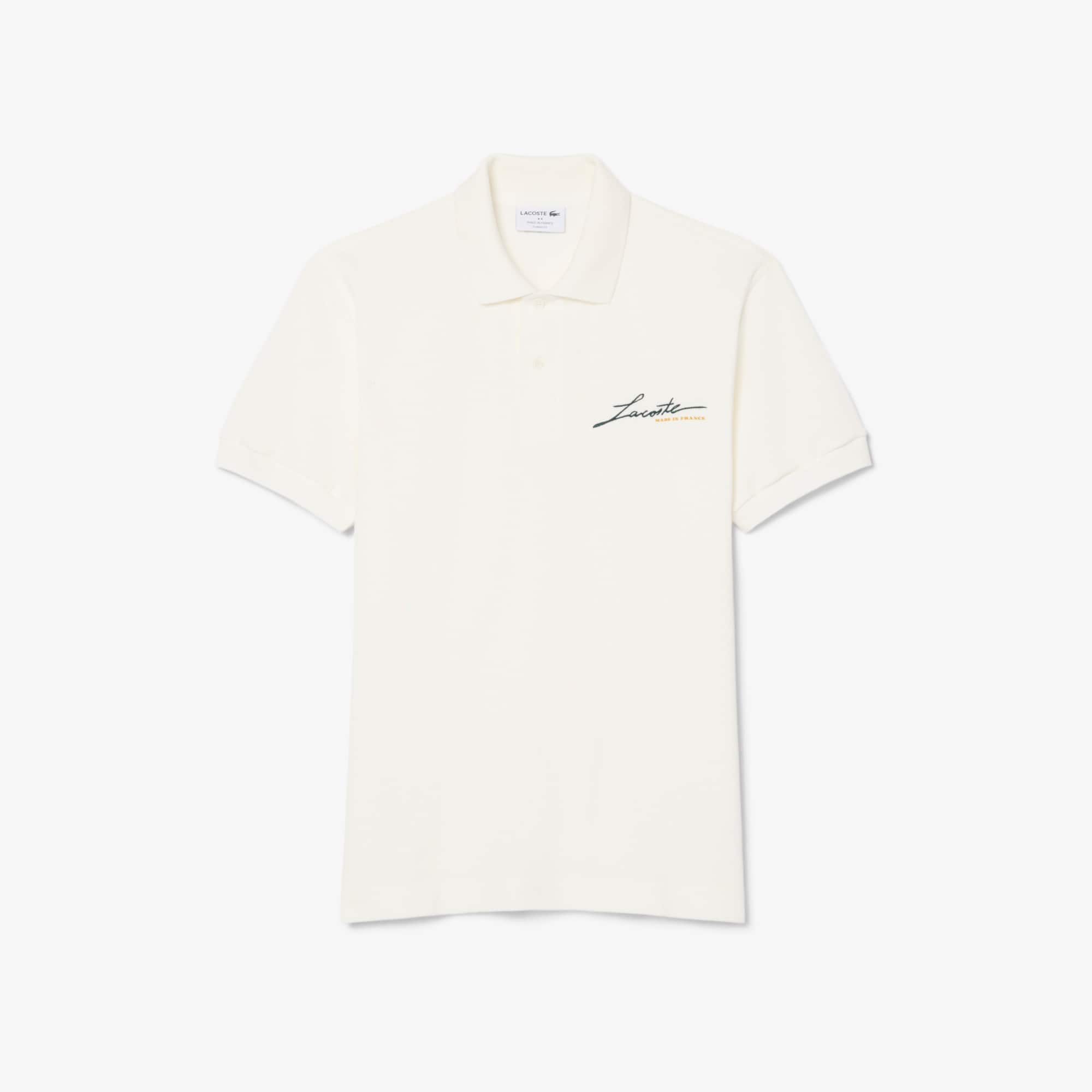 Classic Fit French Made Piqué Polo Shirt