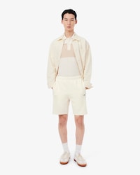 Regular Fit Colorblock Fleece Shorts