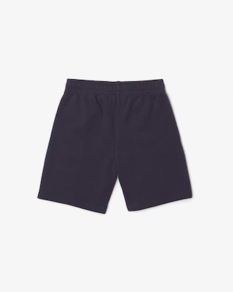 Short gar&ccedil;on Lacoste avec marquage contrast&eacute; en coton biologique