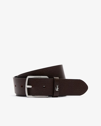 Men's Grained Leather Belt