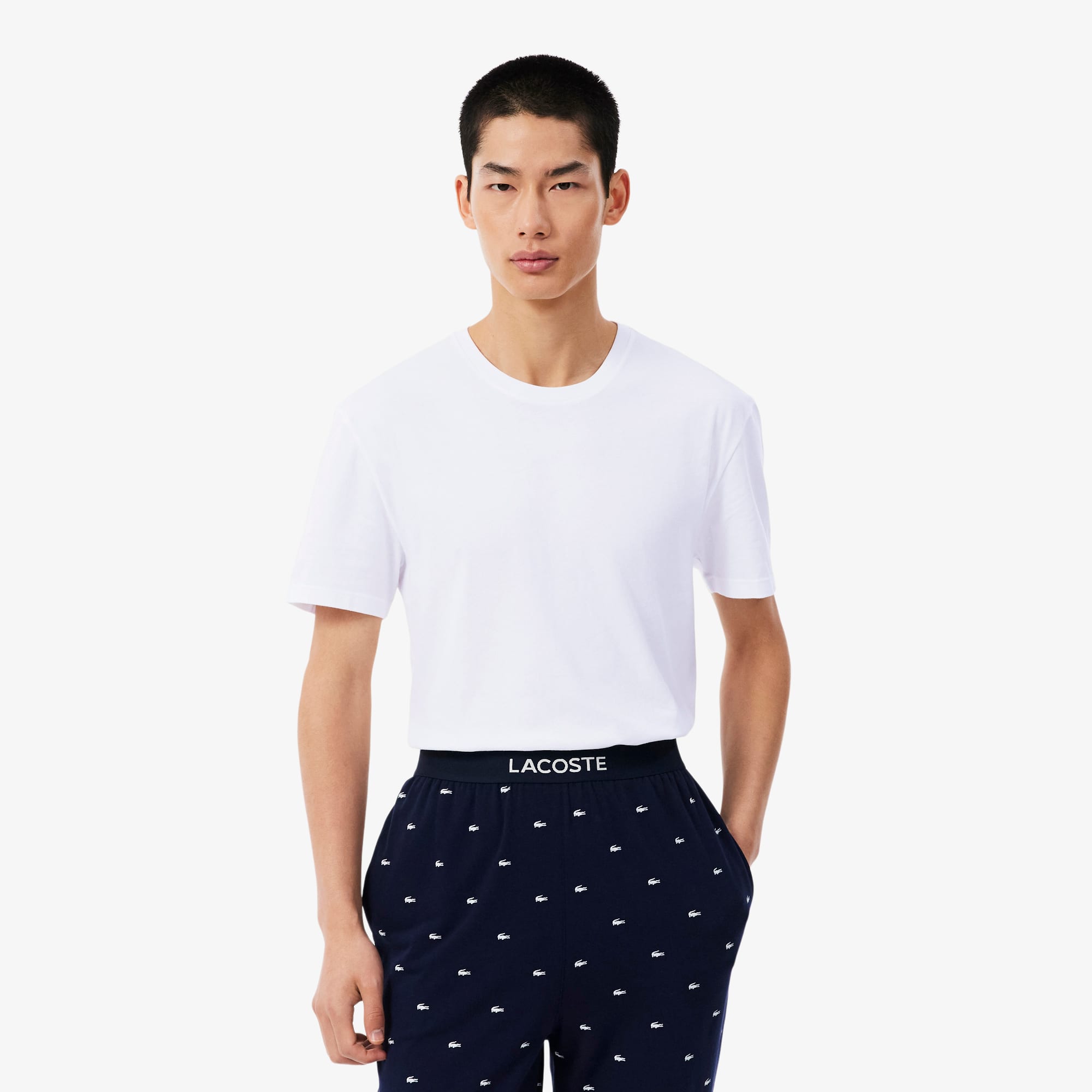 Lacoste Men's 5-Pack Slim Fit Undershirts