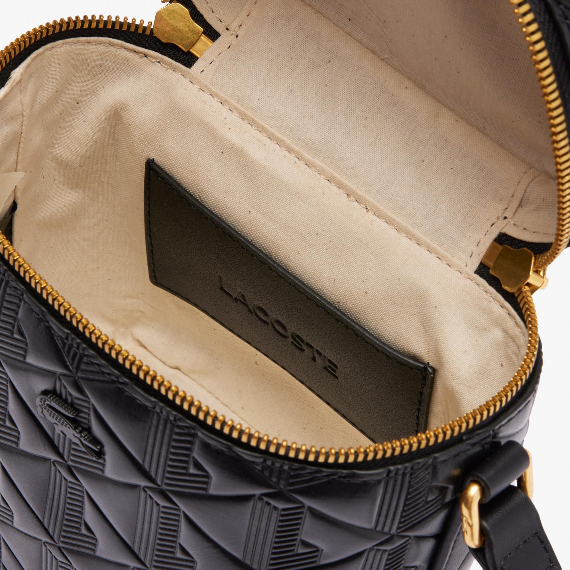 鉋 龍馬 Maheki Embossed Leather Shoulder Bag - Bags - New In 2025 | Lacoste