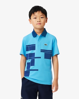 Kids' Lacoste Tennis x Novak Djokovic Piqué Polo