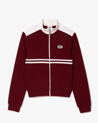 Lacoste x Sporty & Rich Stripe Zip-Up Sweatshirt