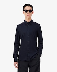 Slim Fit Cotton Blend Shirt