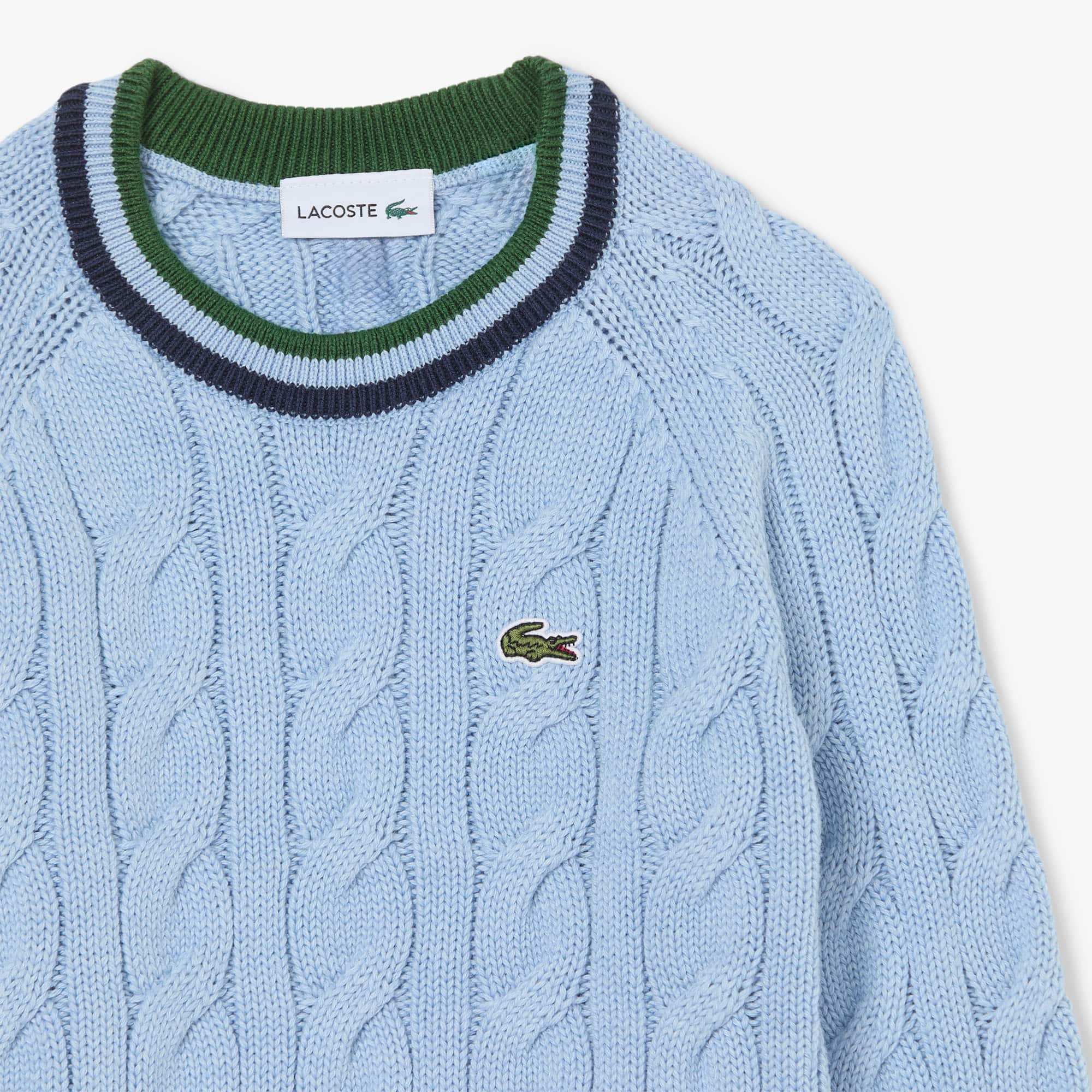Boys' Cotton & Wool Crew Neck Sweater