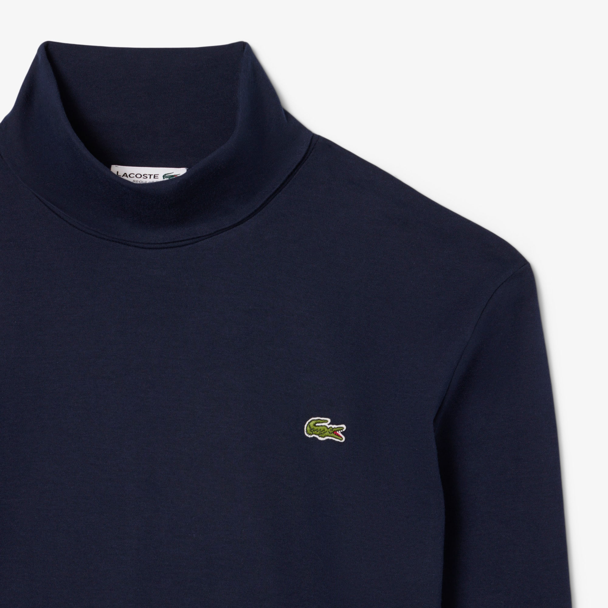 Men's Long Sleeve Turtleneck - Organic Cotton - New In 2026 | Lacoste