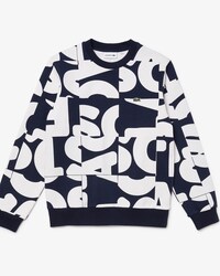 Men's Heritage Graphic Print Crew Neck Cotton Fleece Sweatshirt