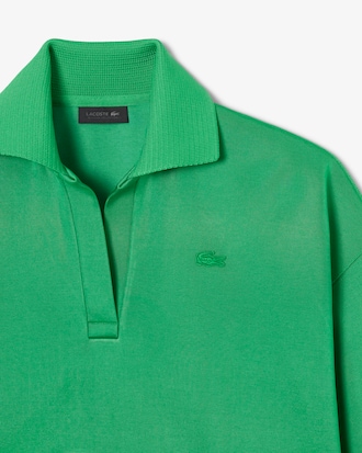 Women's Runway Boxy Polo Collar Sweatshirt