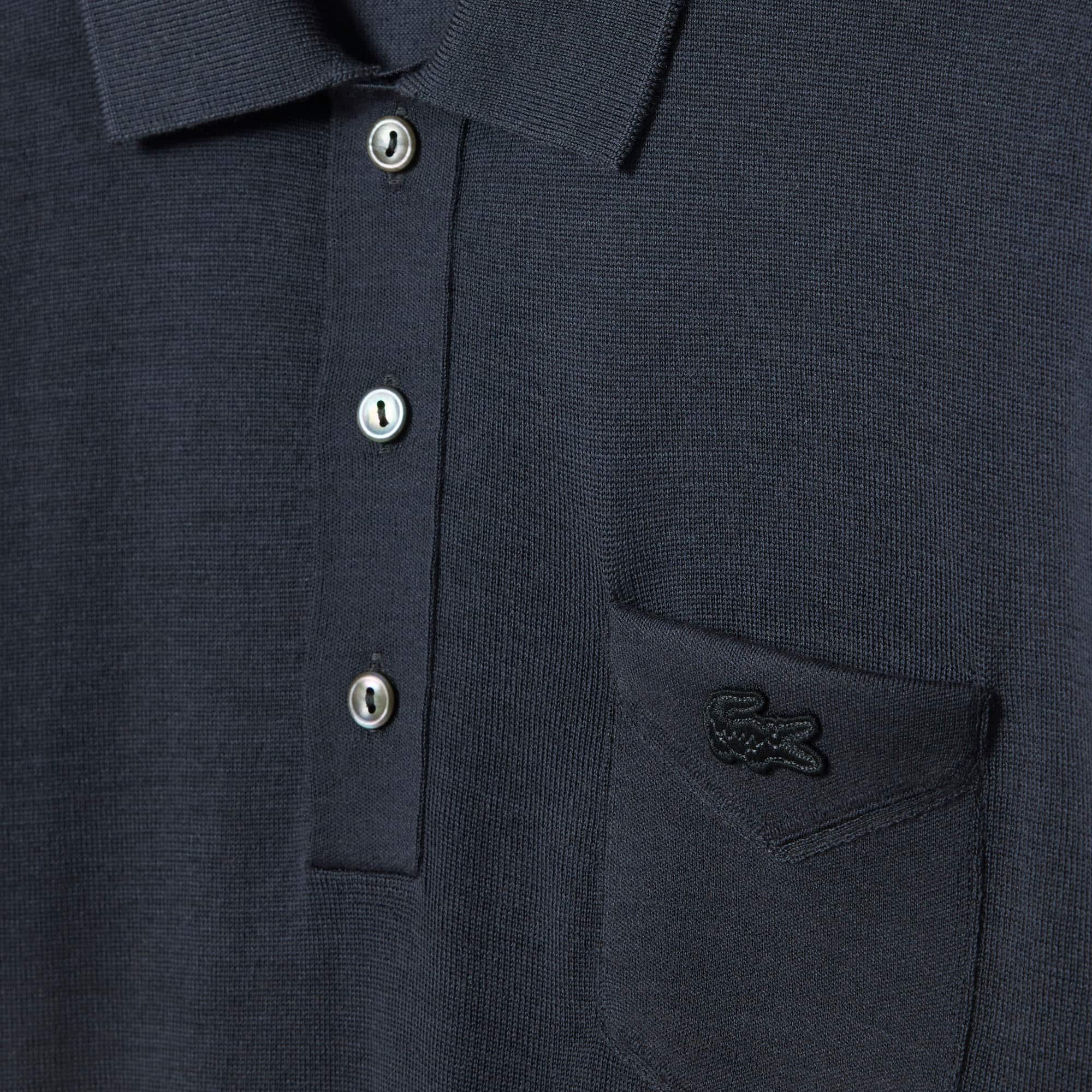 Runway Polo Collar Merino Wool Sweater