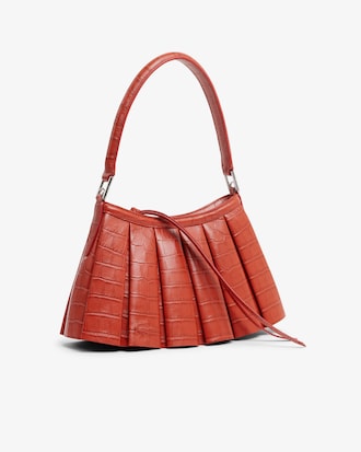 Runway Small Lenglen Crocodile Effect Leather Bag