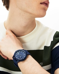 Men's Lacoste 12.12 Watch with Blue Silicone Strap