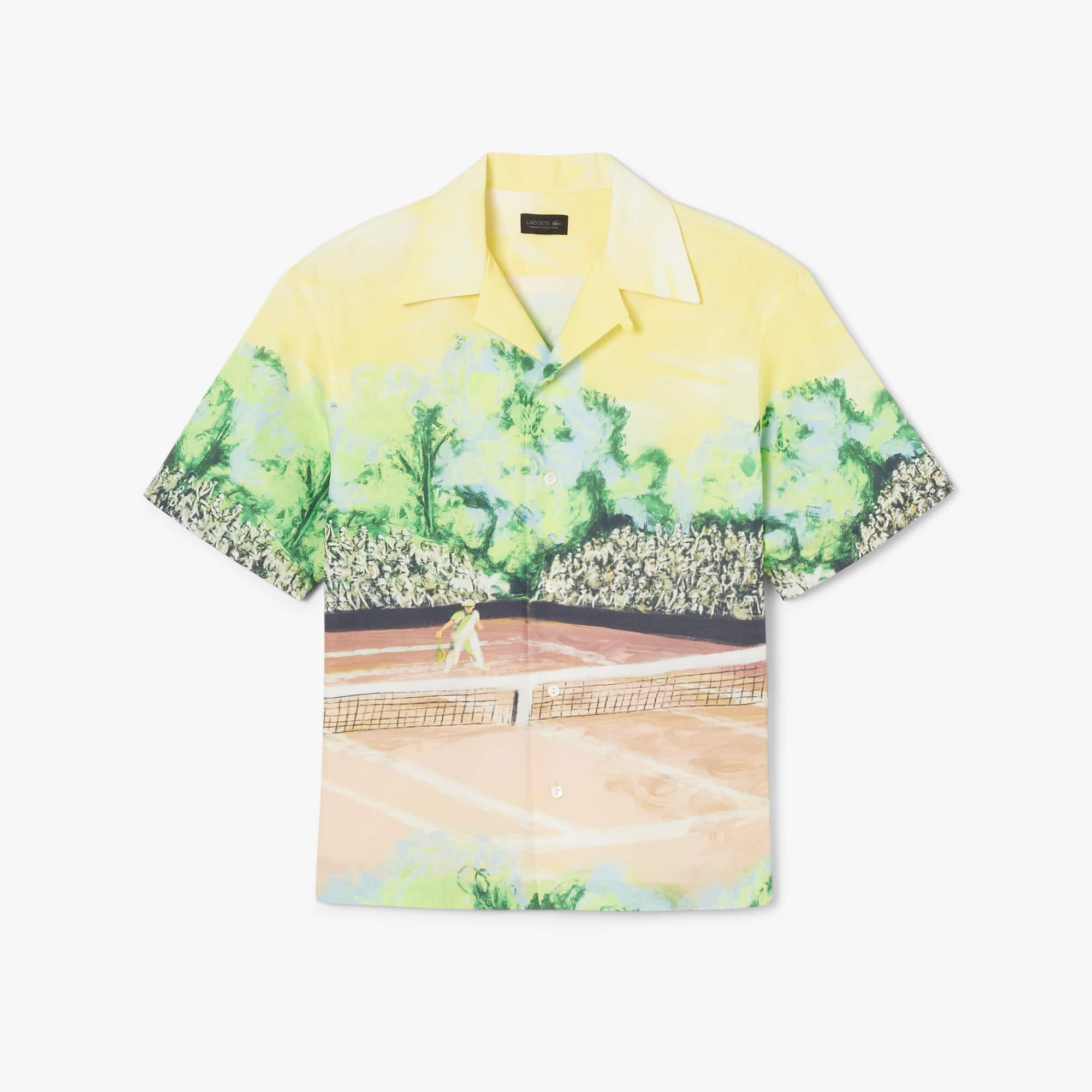 Men's Runway Relaxed Fit Graphic Print Shirt - undefined