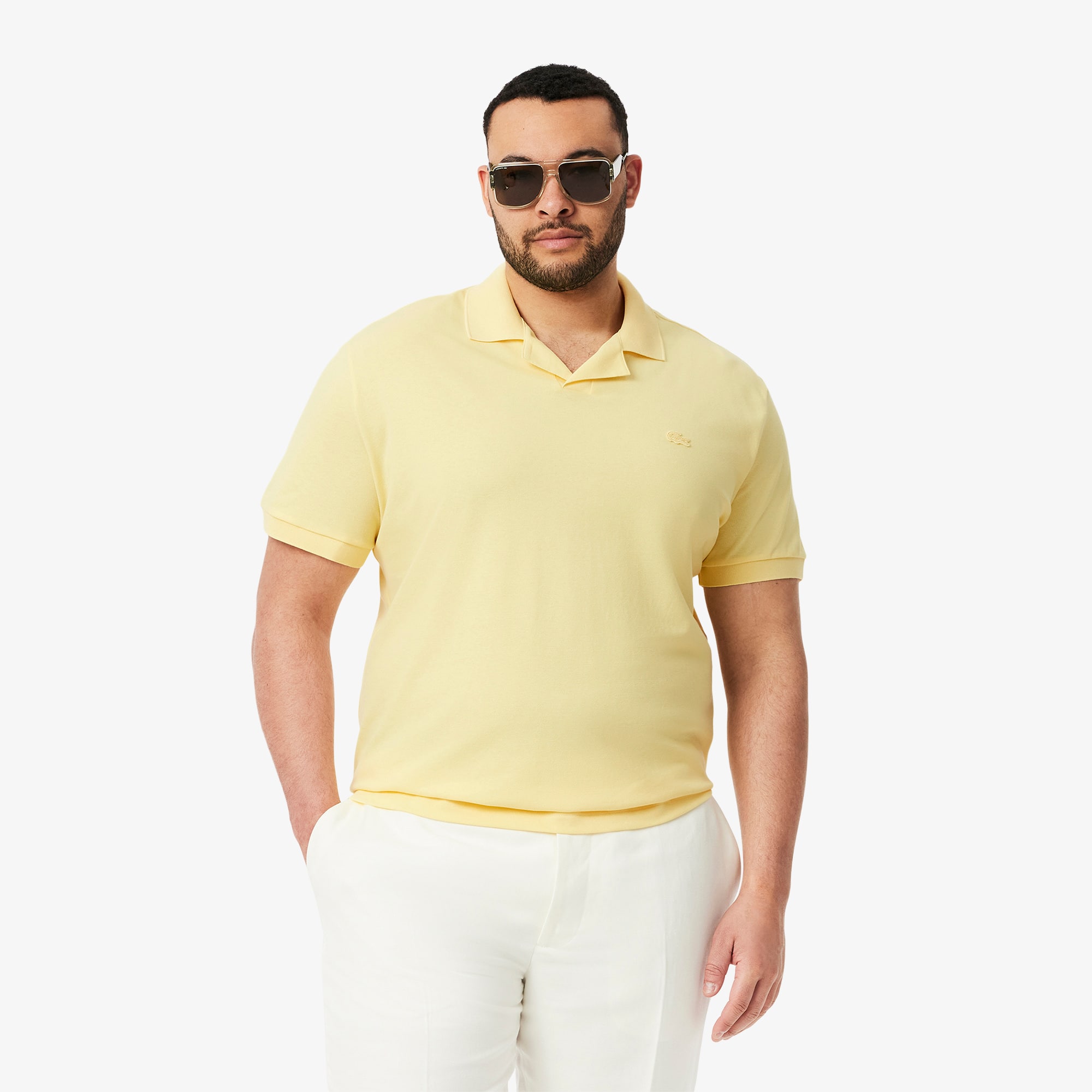 Men's Classic Fit Open Neck Paris Polo - Polo Shirts - New In 2026