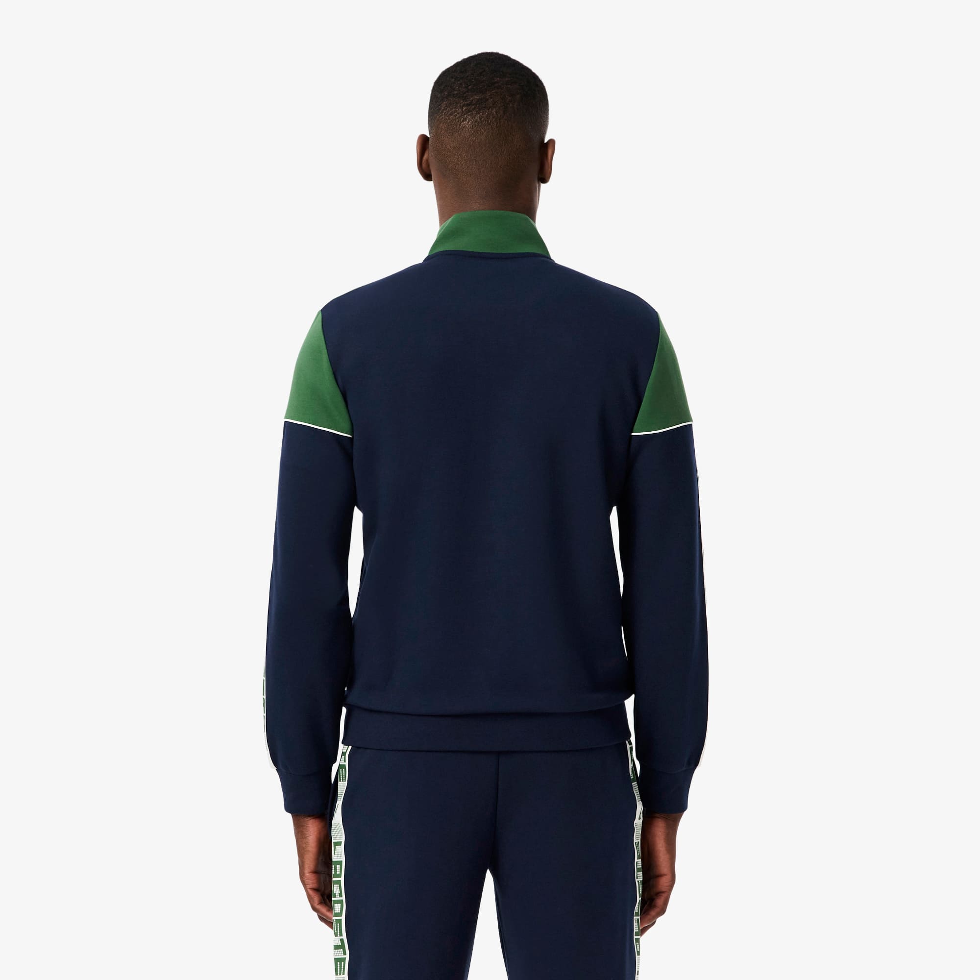 Men's Tennis Zip-Up Colorblock Sweatshirt - Sweaters & Sweatshirts