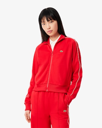 Women's Paris Zip-Up Piqu&eacute; Sweatshirt