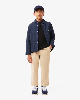 Kids' Long Sleeve Petit Piqué Polo